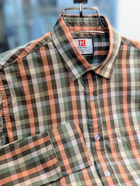 Multi colour  check full sleeve shirt.